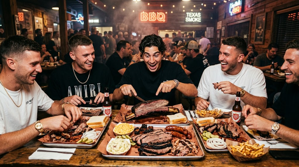 Demam Texas BBQ Video Skuad Timnas Inggris Cheat Day Habiskan Ratusan Juta Rupiah Viral di TikTok