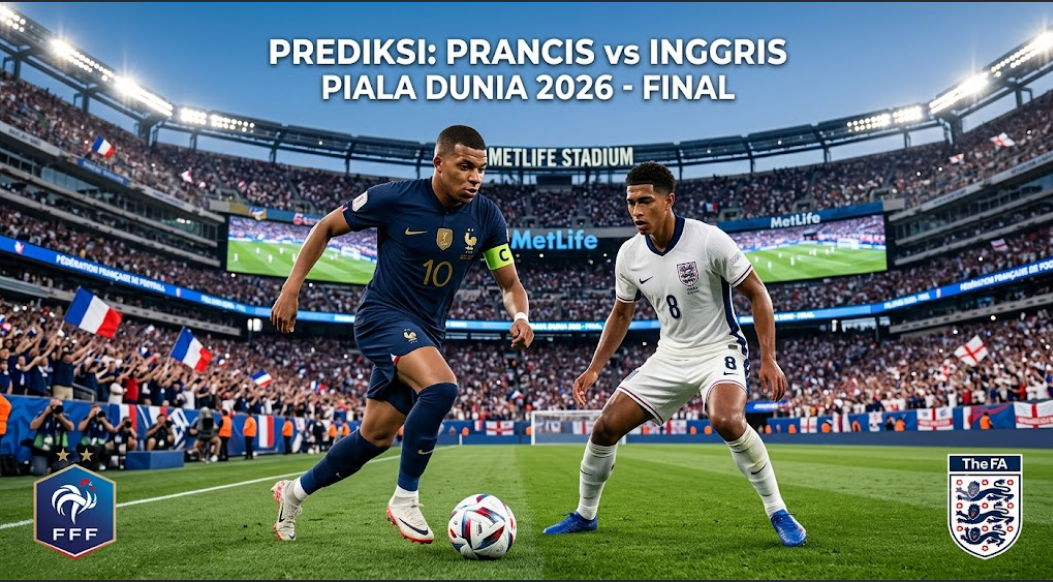 Prediksi Bola: Prancis vs Inggris 19 Juli 2026 – Final Piala Dunia