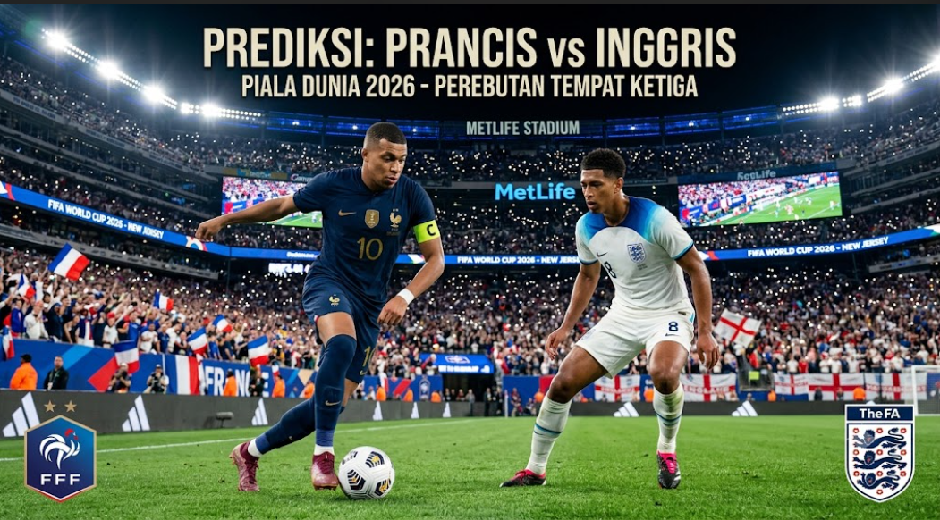 Prediksi Bola: Prancis vs Inggris 19 Juli 2026 – Perebutan Tempat Ketiga Piala Dunia