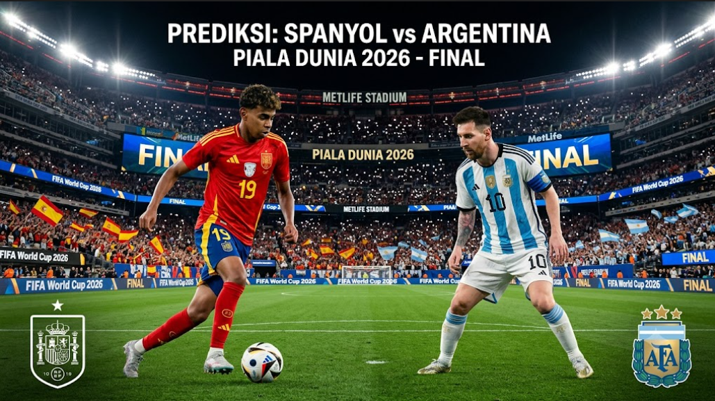 Prediksi Bola: Spanyol vs Argentina 20 Juli 2026 – Final Piala Dunia