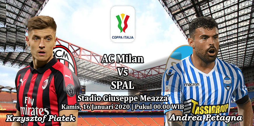 Prediksi Bola: AC Milan vs SPAL 16 Januari 2020