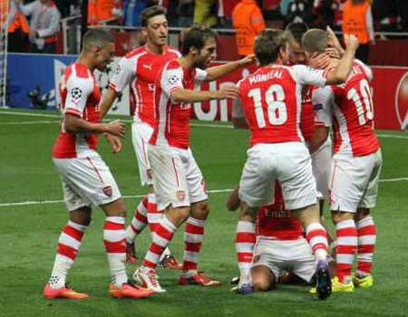 Prediksi Bola: BATE Borisov vs Arsenal 29 September 2017