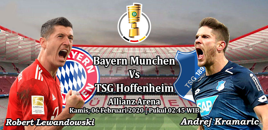 Prediksi Bola: Bayern Munchen vs Hoffenheim 6 Februari 2020