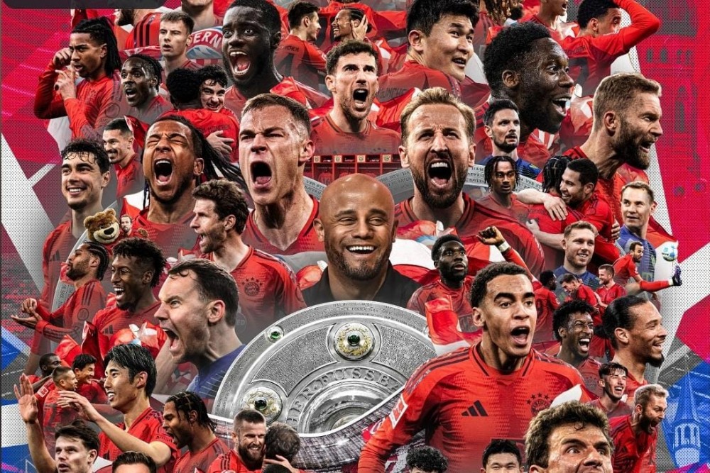 Bayern Muenchen Juara Liga Jerman Musim 2024/2025