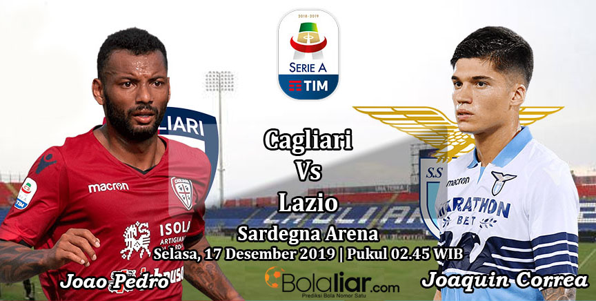 Prediksi Bola: Cagliari vs Lazio 17 Desember 2019