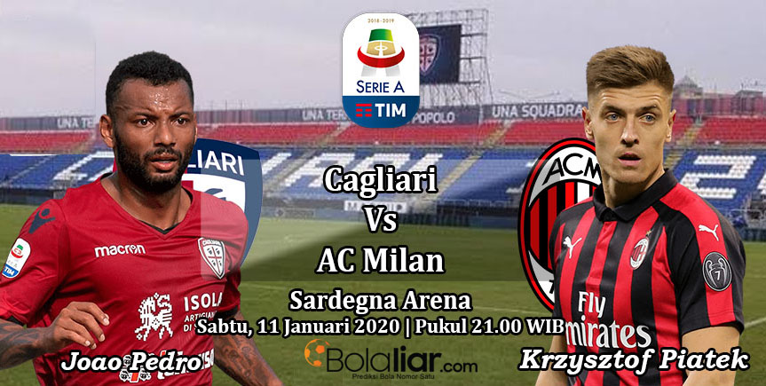 Prediksi Bola: Cagliari vs AC Milan 11 Januari 2020