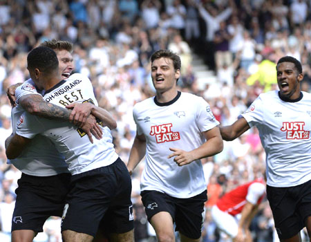 Championship Inggris: Derby County vs Ipswich Town
