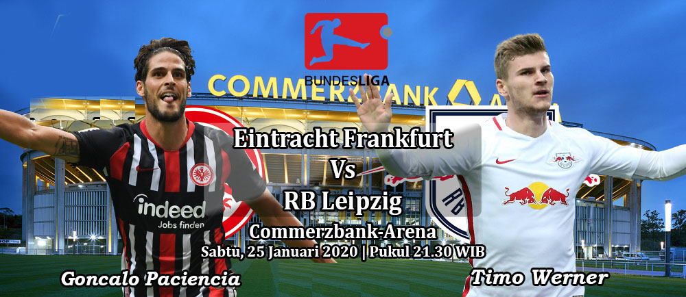 Prediksi Bola: Eintracht vs Leipzig 25 Januari 2020