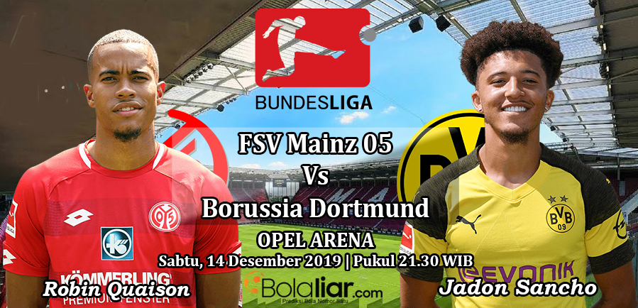 Prediksi Bola: FSV Mainz vs Dortmund 14 Desember 2019