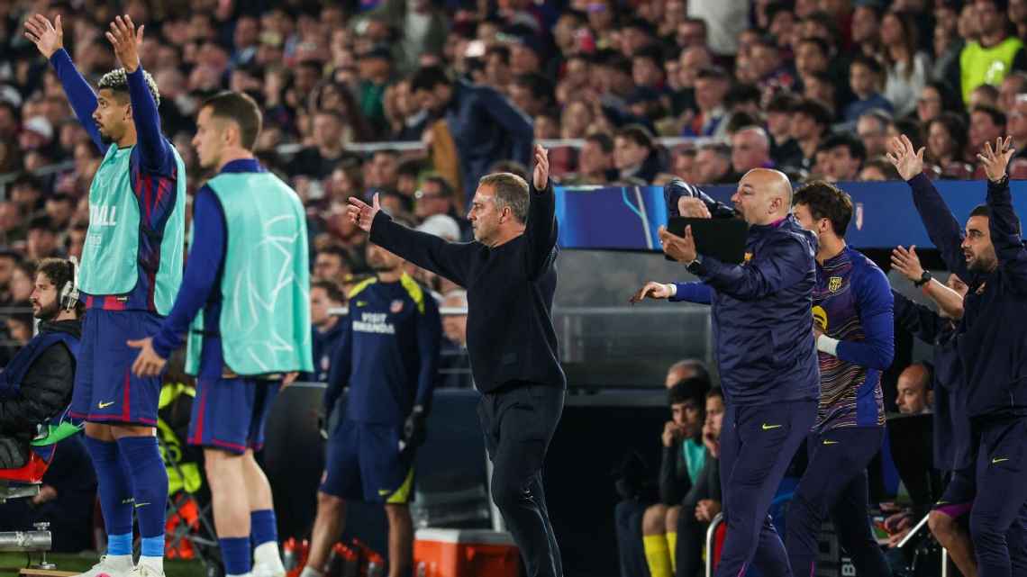 Pelatih Barcelona, ​​Flick, Geram atas Kepemimpinan Wasit
