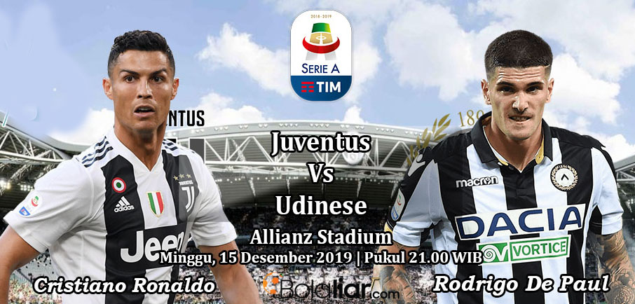 Prediksi Bola: Juventus vs Udinese 15 Desember 2019