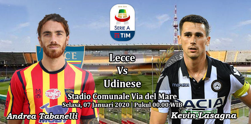 Prediksi Bola: Lecce vs Udinese 7 Januari 2020