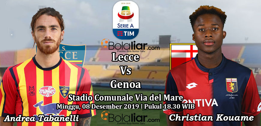 Prediksi Bola: Lecce vs Genoa 8 Desember 2019