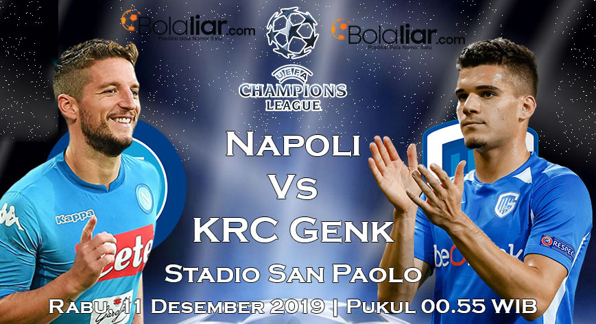 Prediksi Bola: Napoli vs KRC Genk 11 Desember 2019