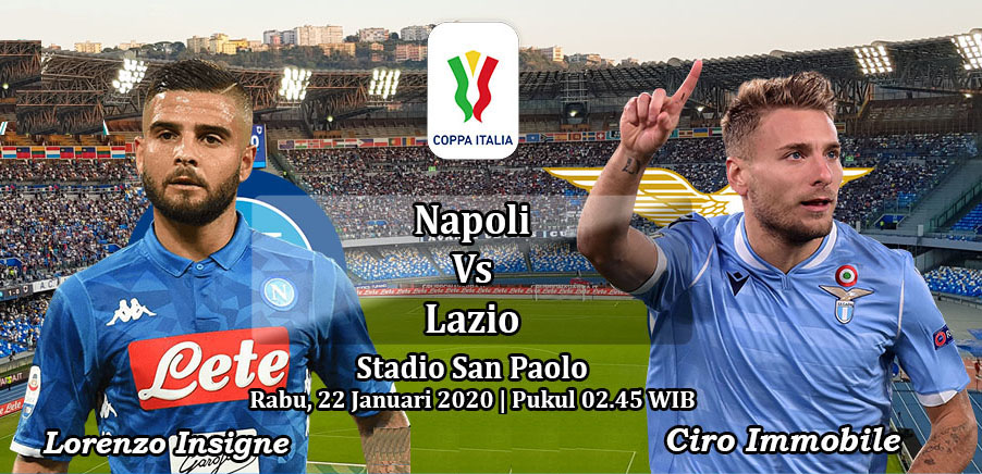 Prediksi Bola: Napoli vs Lazio 22 Januari 2020