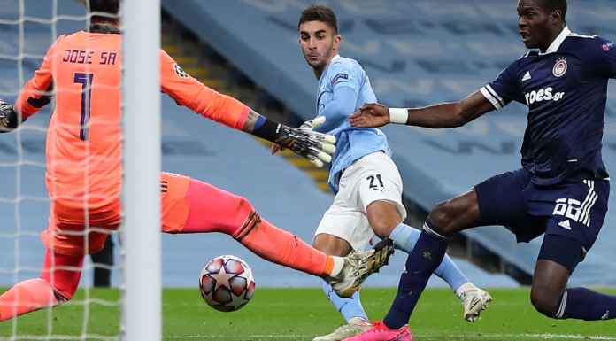 Prediksi Bola: Olympiakos vs Manchester City 26 November 2020