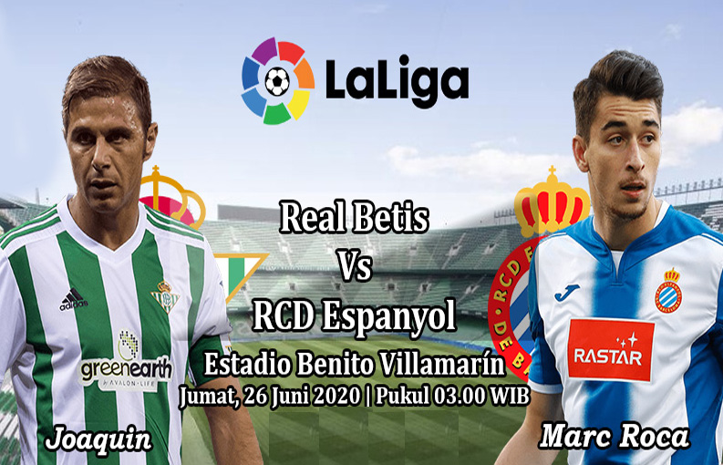 Prediksi Bola: Real Betis vs Espanyol 26 Juni 2020