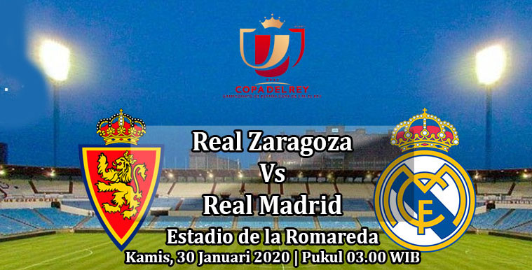 Prediksi Bola: Zaragoza vs Real Madrid 30 Januari 2020