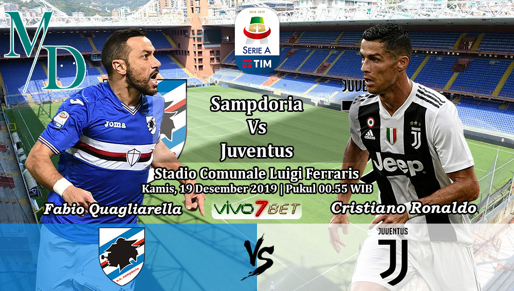 Prediksi Sampdoria vs Juventus 19 Desember 2019.