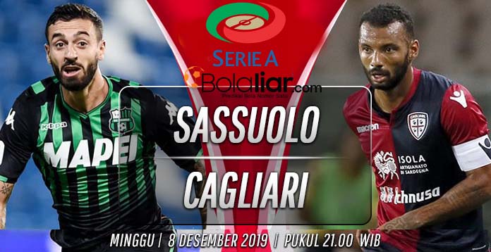 Prediksi Bola: Sassuolo vs Cagliari 8 Desember 2019