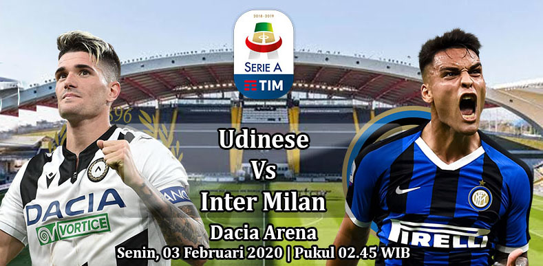 Prediksi Bola: Udinese vs Inter Milan 3 Februari 2020