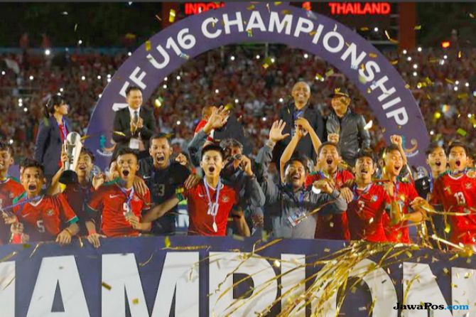 Piala AFF U-16 2018 :  Indonesia Juara Usai Kalahkan Thailand Di Final 