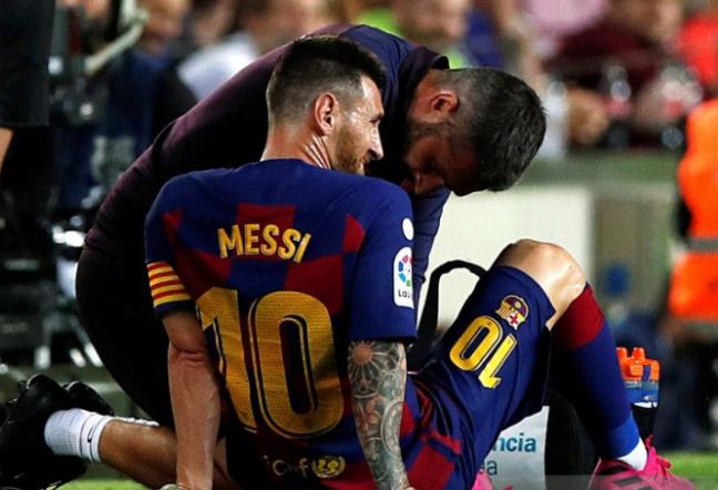 Barcelona Menang, Lionel Messi Alami Cedera Lagi 