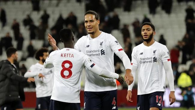 Usai Kalahkan West Ham, Liverpool Cetak Dua Rekor Ini