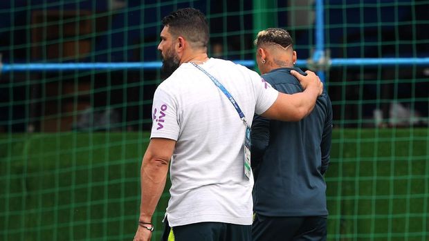 Cedera Lagi, Neymar Terancam Absen Lawan Kosta Rika 