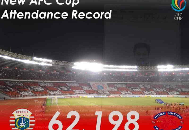 Persija Kembali Pecahkan Rekor Penonton Saat Jamu Home United 