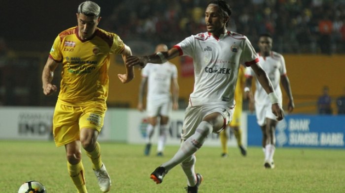 Persija Berhasil Imbangi Sriwijaya FC Di Kandangnya    