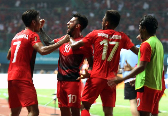 Hasil Asian Games 2018 : Sikat Hongkong 3-1, Timnas Indonesia U-23 Juara Grup A 